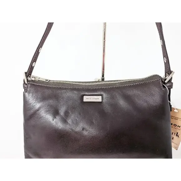 Vintage Y2K Wilson Leather Pelle Studio Brown Purse Card Wallet ID Holder New - Picture 3 of 16